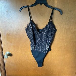Forever 21 lace bodysuit // size: S
